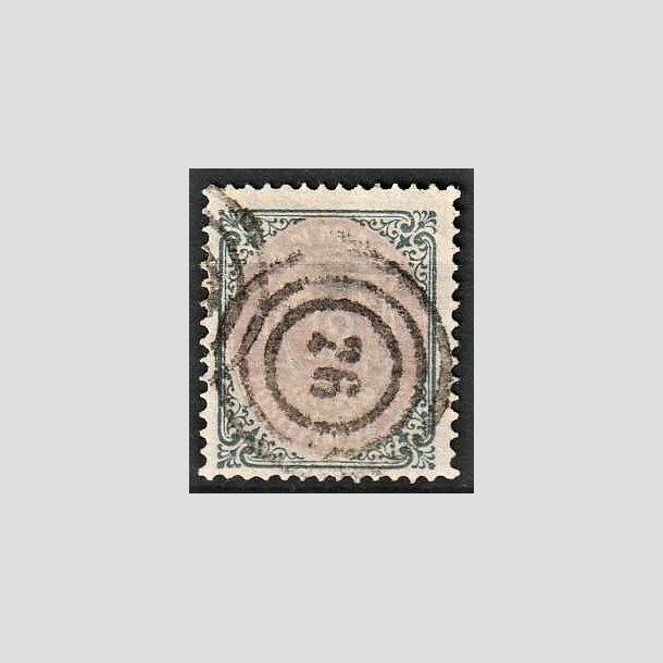 FRIMRKER DANMARK | 1875 - AFA 26y omv. ramme - 12 re gr/violet - Stemplet