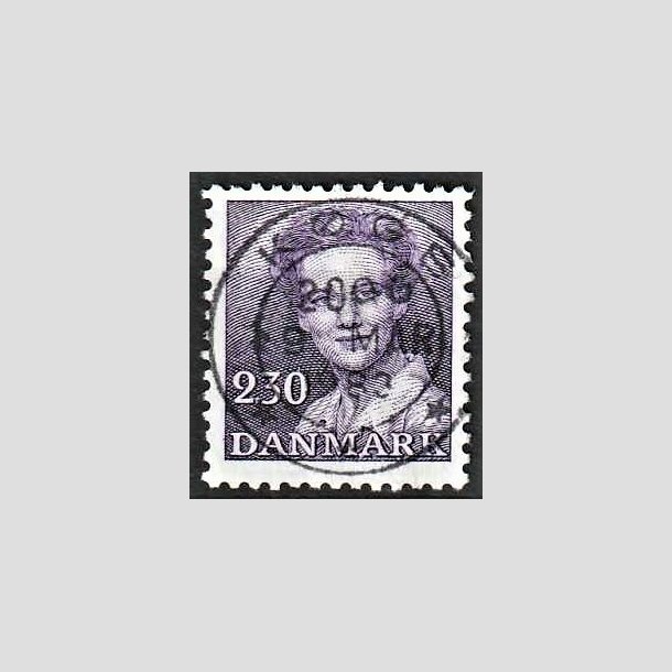 FRIMRKER DANMARK | 1982 - AFA 757 - Dronning Margrethe - 2,30 Kr. violet - Lux Stemplet Kge