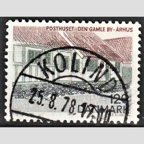 FRIM�RKER DANMARK | 1978 - AFA 661 - Midtjylland - 120 �re flerfarvet - Pragt Stemplet Kolind