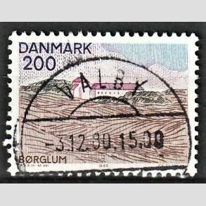 FRIM�RKER DANMARK | 1980 - AFA 702 - Nord for Limfjorden - 200 �re flerfarvet - Pragt Stemplet Valby