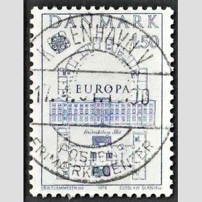 FRIMRKER DANMARK | 1978 - AFA 659 - Europamrker - 1,50 Kr. bl - Pragt Stemplet Kbenhavn V