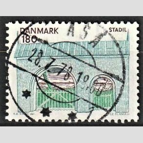 FRIM�RKER DANMARK | 1978 - AFA 663 - Midtjylland - 180 �re flerfarvet - Pragt Stemplet As�