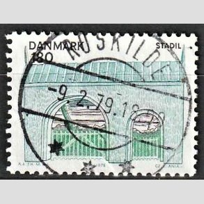 FRIM�RKER DANMARK | 1978 - AFA 663 - Midtjylland - 180 �re flerfarvet - Pragt Stemplet Roskilde