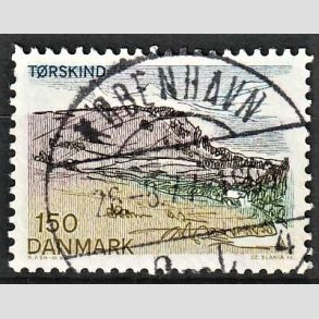 FRIM�RKER DANMARK | 1977 - AFA 639 - Lansdel Sydjylland - 150 �re flerfarvet - Pragt Stemplet K�benhavn