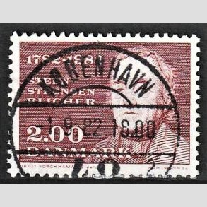 FRIM�RKER DANMARK | 1982 - AFA 759 - Steen Steensen Blicher - 2,00 Kr. r�d - Lux Stemplet K�benhavn