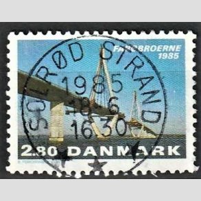 FRIMRKER DANMARK | 1985 - AFA 833 - Farbroerne - 2,80 Kr. flerfarvet - Pragt Stemplet Solrd