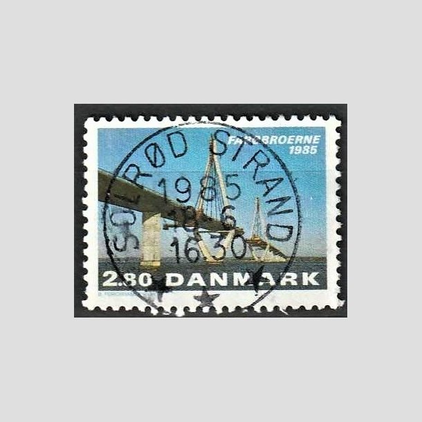 FRIMRKER DANMARK | 1985 - AFA 833 - Farbroerne - 2,80 Kr. flerfarvet - Pragt Stemplet Solrd