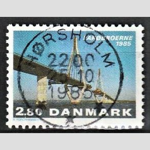 FRIM�RKER DANMARK | 1985 - AFA 833 - Far�broerne - 2,80 Kr. flerfarvet - Pragt Stemplet H�rsholm