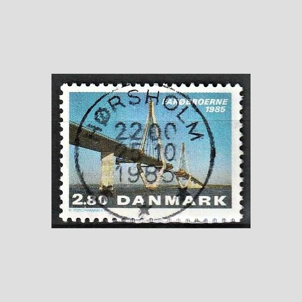 FRIMRKER DANMARK | 1985 - AFA 833 - Farbroerne - 2,80 Kr. flerfarvet - Pragt Stemplet Hrsholm