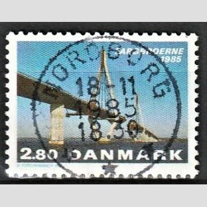 FRIM�RKER DANMARK | 1985 - AFA 833 - Far�broerne - 2,80 Kr. flerfarvet - Pragt Stemplet Nordborg