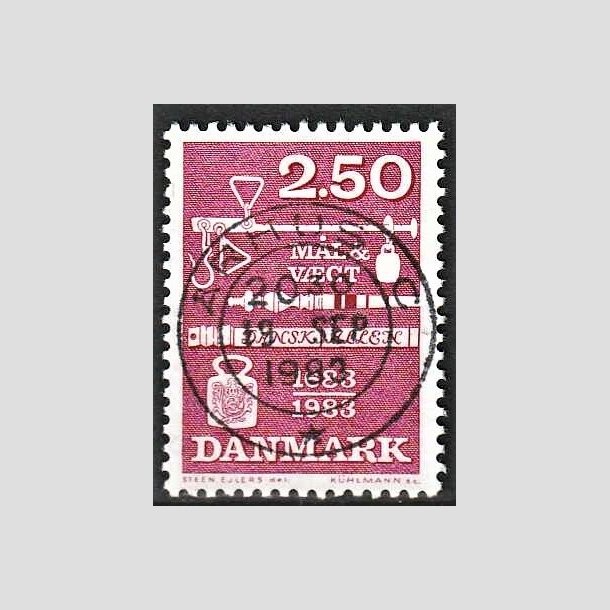 FRIMRKER DANMARK | 1983 - AFA 780 - Mling og vejning - 2,50 Kr. rd - Pragt Stemplet