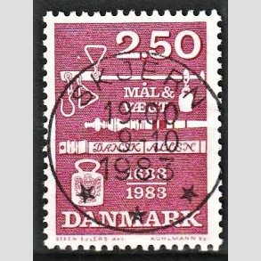 FRIM�RKER DANMARK | 1983 - AFA 780 - M�ling og vejning - 2,50 Kr. r�d - Pragt Stemplet Skjern