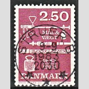 FRIM�RKER DANMARK | 1983 - AFA 780 - M�ling og vejning - 2,50 Kr. r�d - Pragt Stemplet Struer