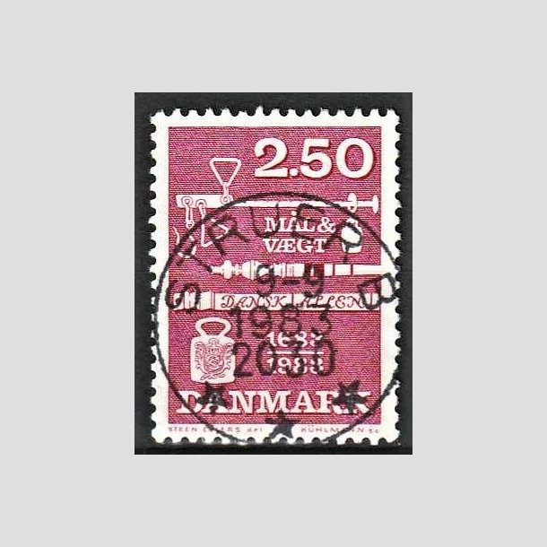 FRIMRKER DANMARK | 1983 - AFA 780 - Mling og vejning - 2,50 Kr. rd - Pragt Stemplet Struer