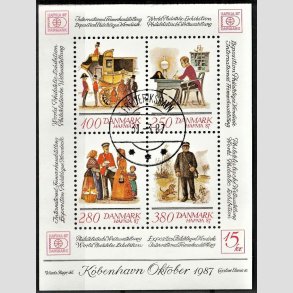 FRIM�RKER DANMARK | 1986 - AFA 869 - Hafniablok III Miniark - Lux Stemplet Frederikshavn