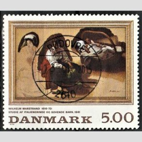 FRIMRKER DANMARK | 1994 - AFA 1081 - Maleriserie 7. - 5,00 Kr. flerfarvet - Pragt Stemplet