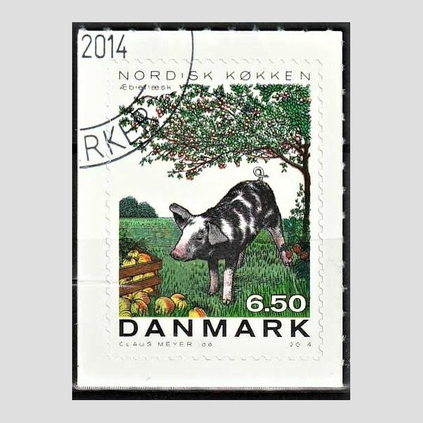 FRIMRKER DANMARK | 2013 - AFA 1764 - Nordisk kkken - 6,50 Kr. flerfarvet - Hjrne Stemplet