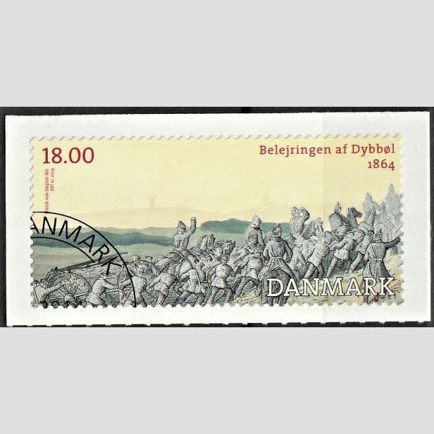 FRIMRKER DANMARK | 2014 - AFA 1771 - Dybbl 1864 - 18,00 Kr. flerfarvet - Hjrne Stemplet