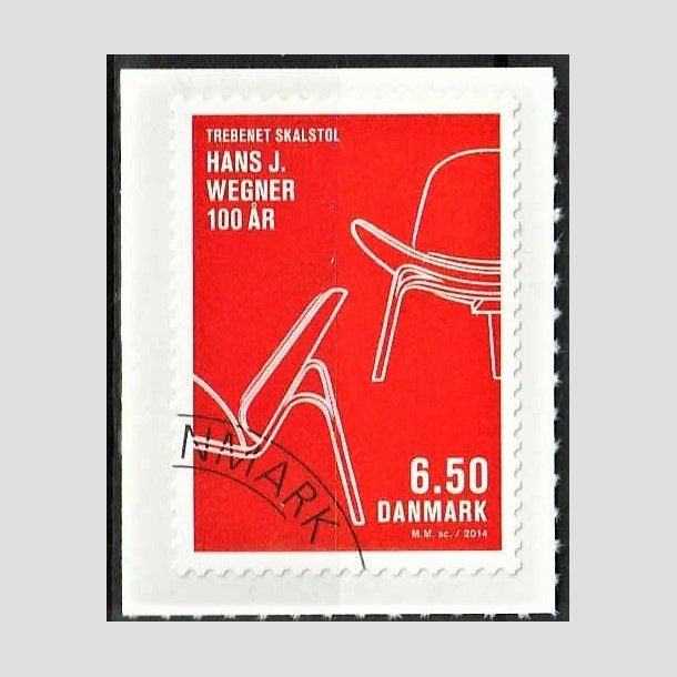 FRIMRKER DANMARK | 2014 - AFA 1773 - Dansk design - 6,50 Kr. flerfarvet - Hjrne stemplet