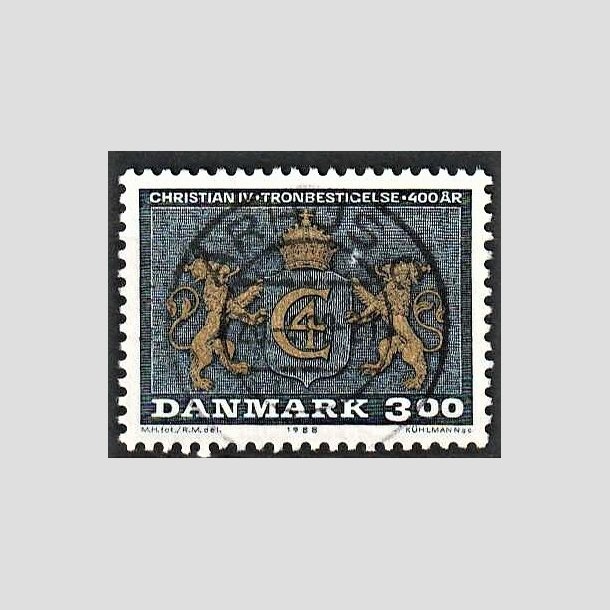FRIMRKER DANMARK | 1988 - AFA 903 - Chr. IVs tronbestigelse 400 r - Lux Stemplet 