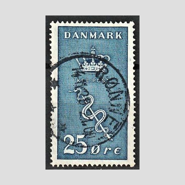 FRIMRKER DANMARK | 1929 - AFA 180 - 25+5 re bl Krftfrimrke - Stemplet
