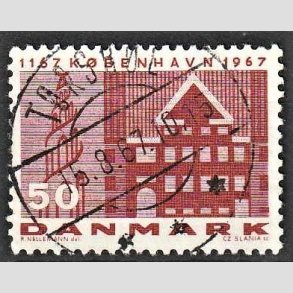 FRIM�RKER DANMARK | 1967 - AFA 456 - K�benhavn 800 �r - 50 �re brunr�d - Lux Stemplet