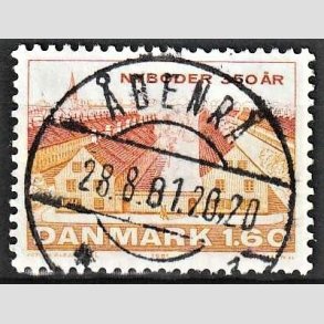 FRIM�RKER DANMARK | 1981 - AFA 726 - Nyboder 350 �r - 1,60 Kr. flerfarvet - Pragt Stemplet