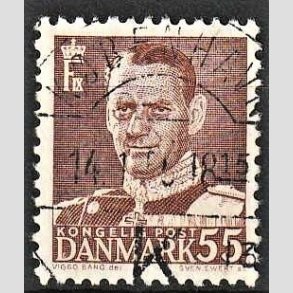 FRIMRKER DANMARK | 1951 - AFA 327 - Fr. IX 55 re brun - Lux Stemplet