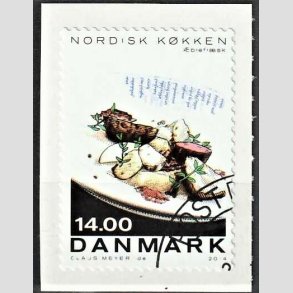 FRIM�RKER DANMARK | 2013 - AFA 1765 - Nordisk k�kken - 14,00 Kr. flerfarvet - Hj�rne Stemplet