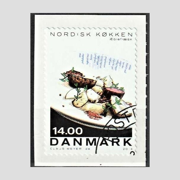 FRIMRKER DANMARK | 2013 - AFA 1765 - Nordisk kkken - 14,00 Kr. flerfarvet - Hjrne Stemplet