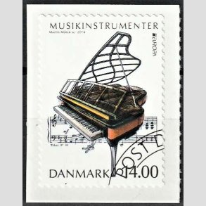 FRIM�RKER DANMARK | 2014 - AFA 1769 - PH-flyglet - 14,00 Kr. flerfarvet - Hj�rne Stemplet