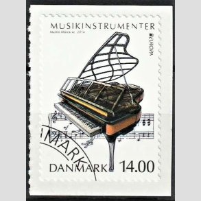 FRIM�RKER DANMARK | 2014 - AFA 1769 - PH-flyglet - 14,00 Kr. flerfarvet - Hj�rne Stemplet