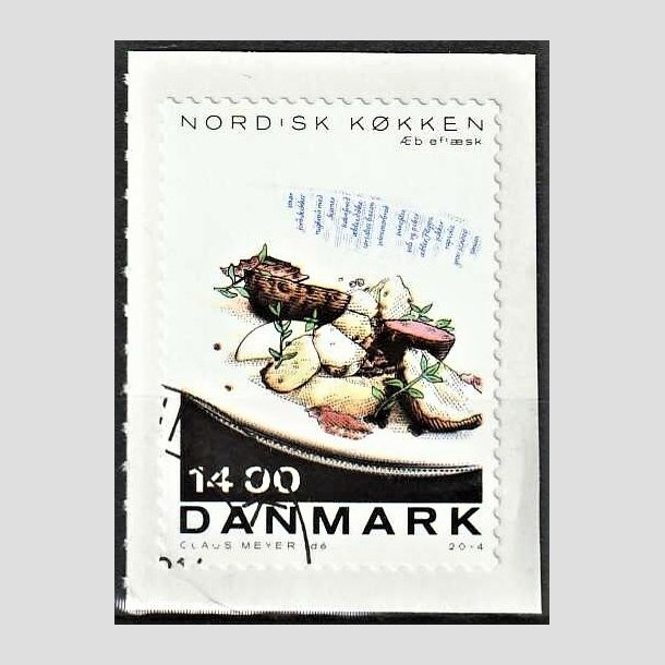 FRIMRKER DANMARK | 2013 - AFA 1765 - Nordisk kkken - 14,00 Kr. flerfarvet - Hjrne Stemplet