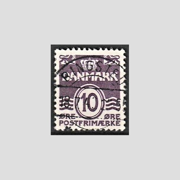 FRIMRKER DANMARK | 1938 - AFA 248 - Blgelinie 10 re violet type II - Lux Stemplet Ringsted