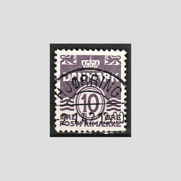FRIMRKER DANMARK | 1938 - AFA 248 - Blgelinie 10 re violet type II - Lux Stemplet Hjrring