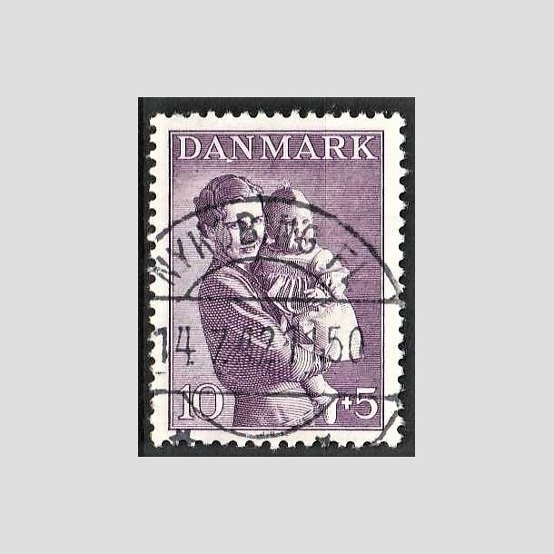 FRIMRKER DANMARK | 1941 - AFA 268 - Magrethe 1 r 10 + 5 re violet - Lux Stemplet