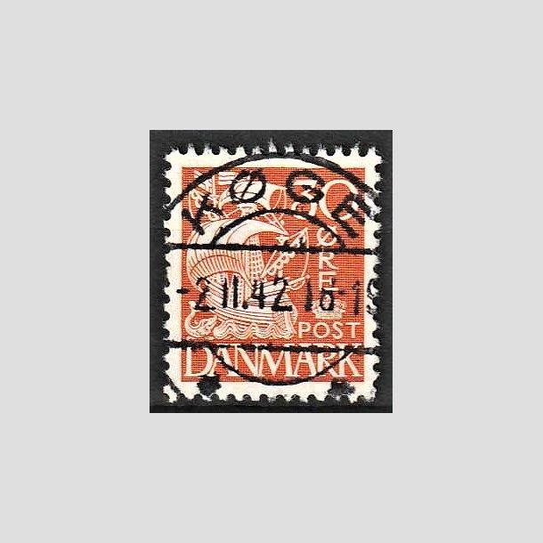 FRIMRKER DANMARK | 1940 - AFA 259 - Karavel 30 re orange Type II - Lux Stemplet Kge