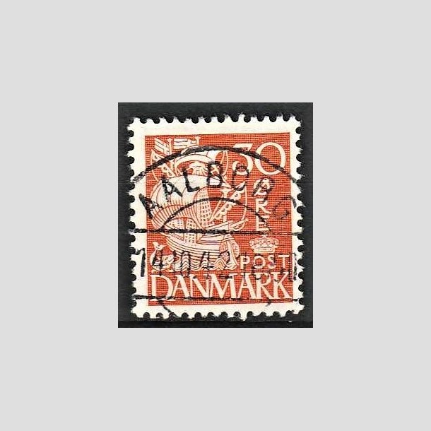 FRIMRKER DANMARK | 1940 - AFA 259 - Karavel 30 re orange Type II - Lux Stemplet Aalborg