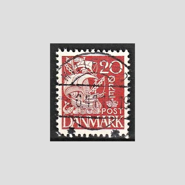 FRIMRKER DANMARK | 1940 - AFA 258 - Karavel 20 re rd Type II - Lux Stemplet Hyllested