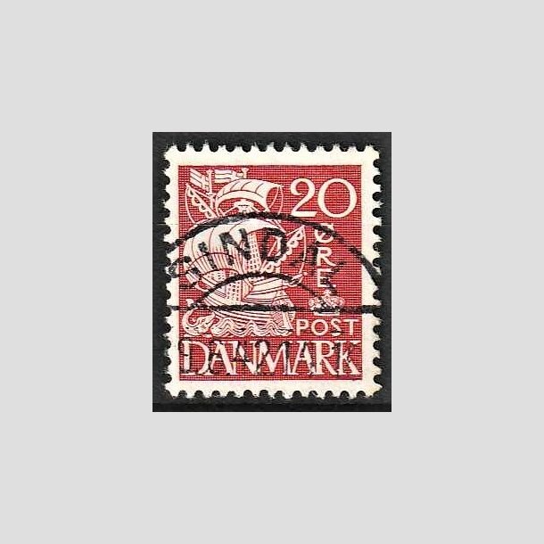 FRIMRKER DANMARK | 1940 - AFA 258 - Karavel 20 re rd Type II - Lux Stemplet Sindal