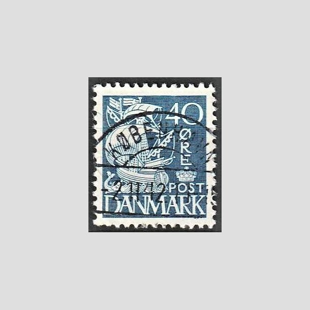 FRIMRKER DANMARK | 1940 - AFA 260 - Karavel 40 re bl Type II - Lux Stemplet Kbenhavn