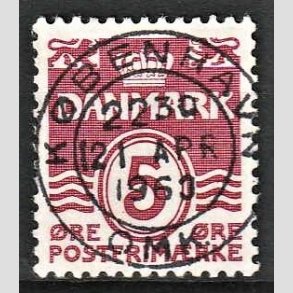 FRIM�RKER DANMARK | 1938 - AFA 246 - B�lgelinie 5 �re vinr�d - Lux Stemplet K�benhavn