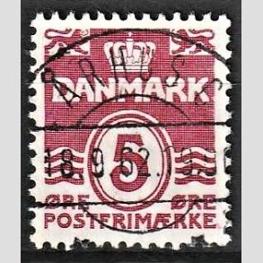 FRIMRKER DANMARK | 1938 - AFA 246 - Blgelinie 5 re vinrd - Lux Stemplet rhus C