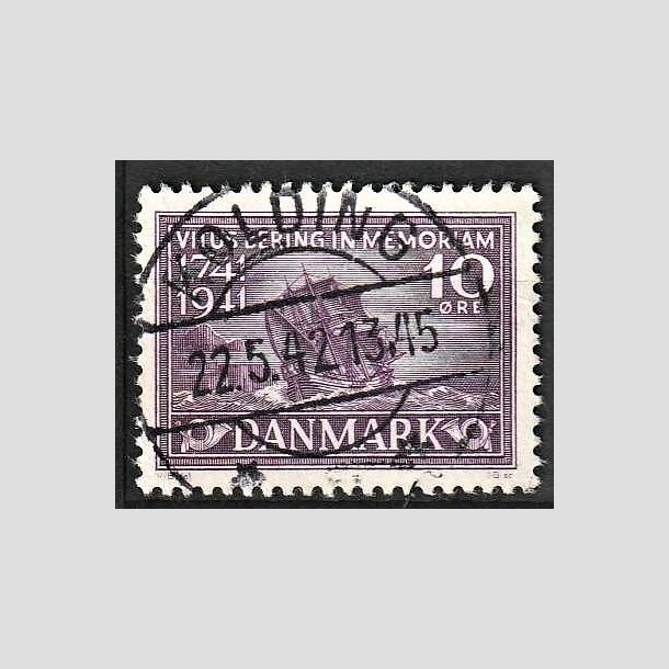FRIMRKER DANMARK | 1941 - AFA 270 - Vitus Bering 10 re violet - Lux Stemplet Kolding