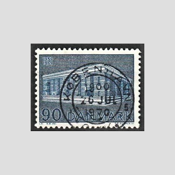 FRIMRKER DANMARK | 1969 - AFA 482 - CEPT EU Post & Tele 10 r - 90 re bl - Pragt Stemplet 