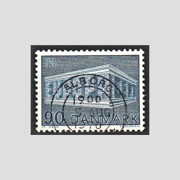 FRIMRKER DANMARK | 1969 - AFA 482 - CEPT EU Post & Tele 10 r - 90 re bl - Pragt Stemplet 