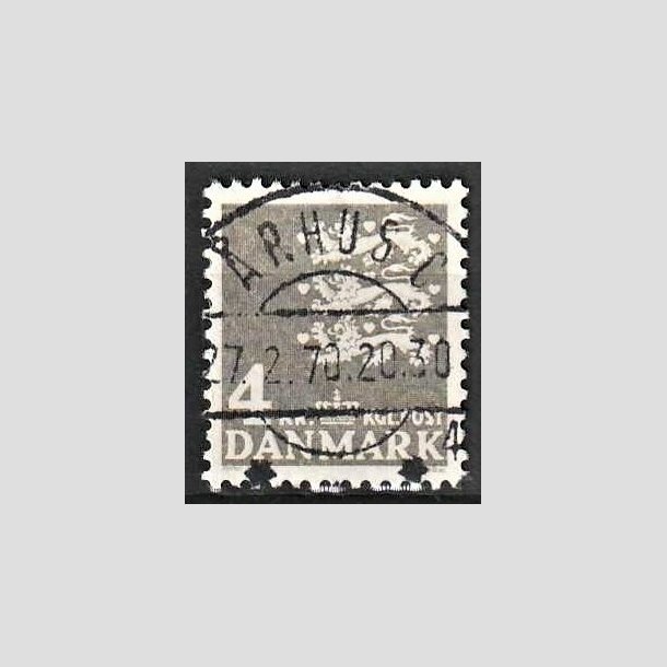 FRIMRKER DANMARK | 1969 - AFA 487 - Rigsvben 4,00 Kr. gr - Lux Stemplet