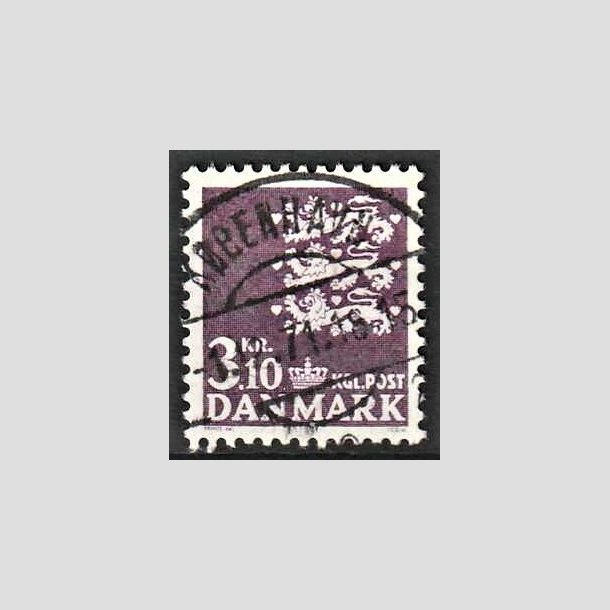 FRIMRKER DANMARK | 1970 - AFA 501 - Rigsvben 3,10 Kr. violet - Pragt Stemplet