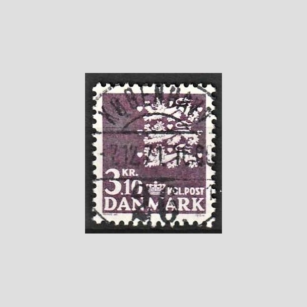 FRIMRKER DANMARK | 1970 - AFA 501 - Rigsvben 3,10 Kr. violet - Pragt Stemplet Kbenhavn