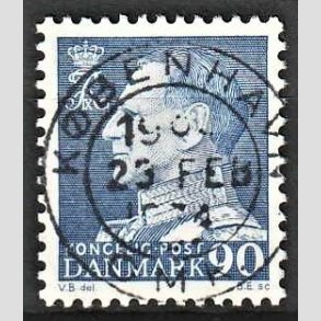 FRIMRKER DANMARK | 1967 - AFA 463F - Fr. IX 90 re bl - Lux Stemplet 